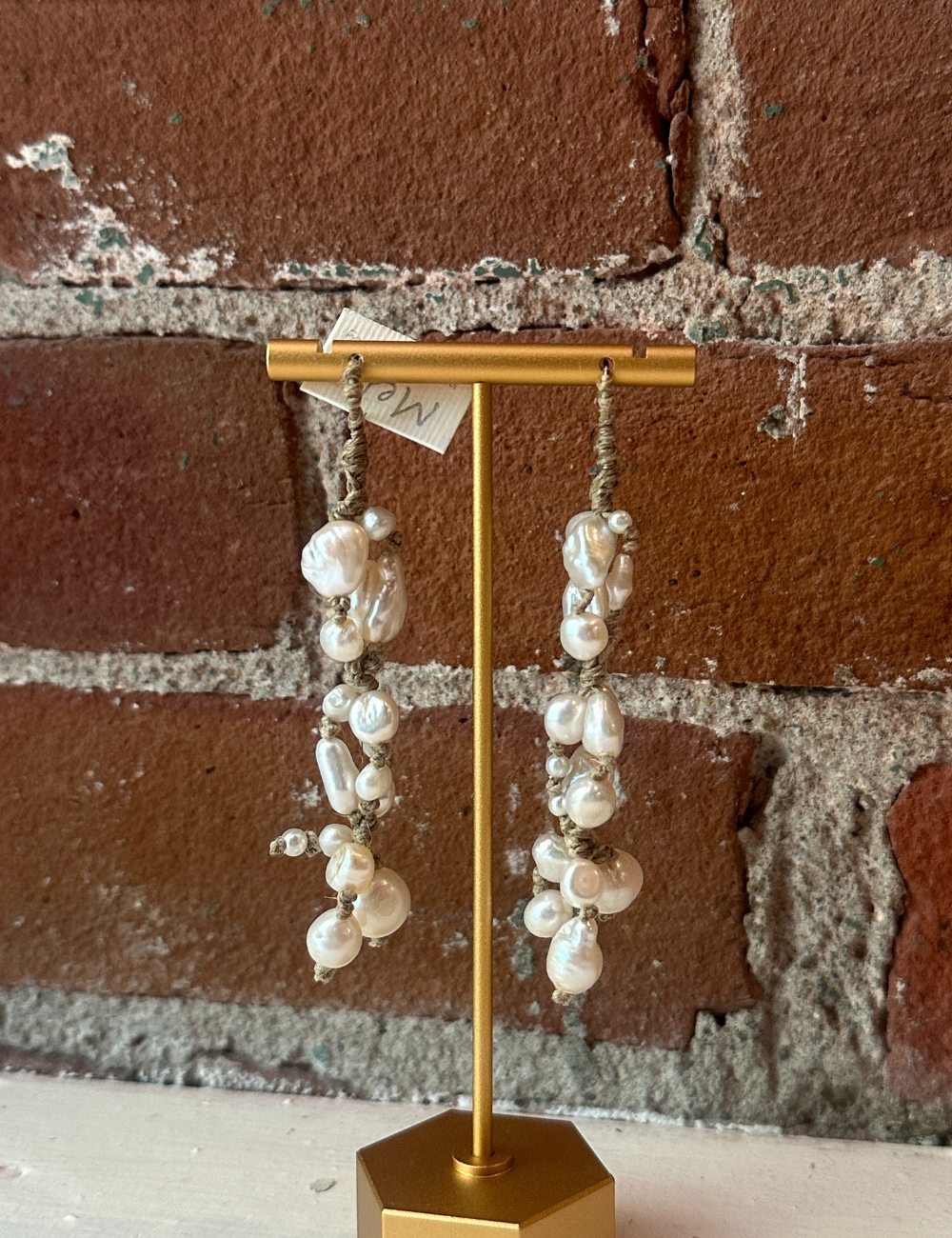 Long Pearl earrings