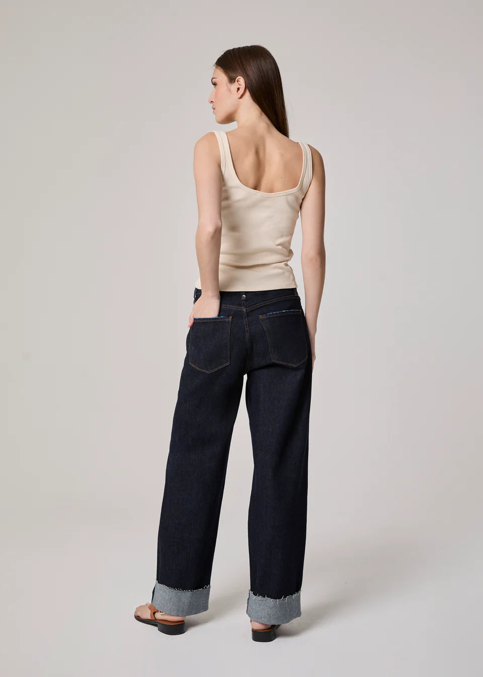 Francis slouchy wide straight