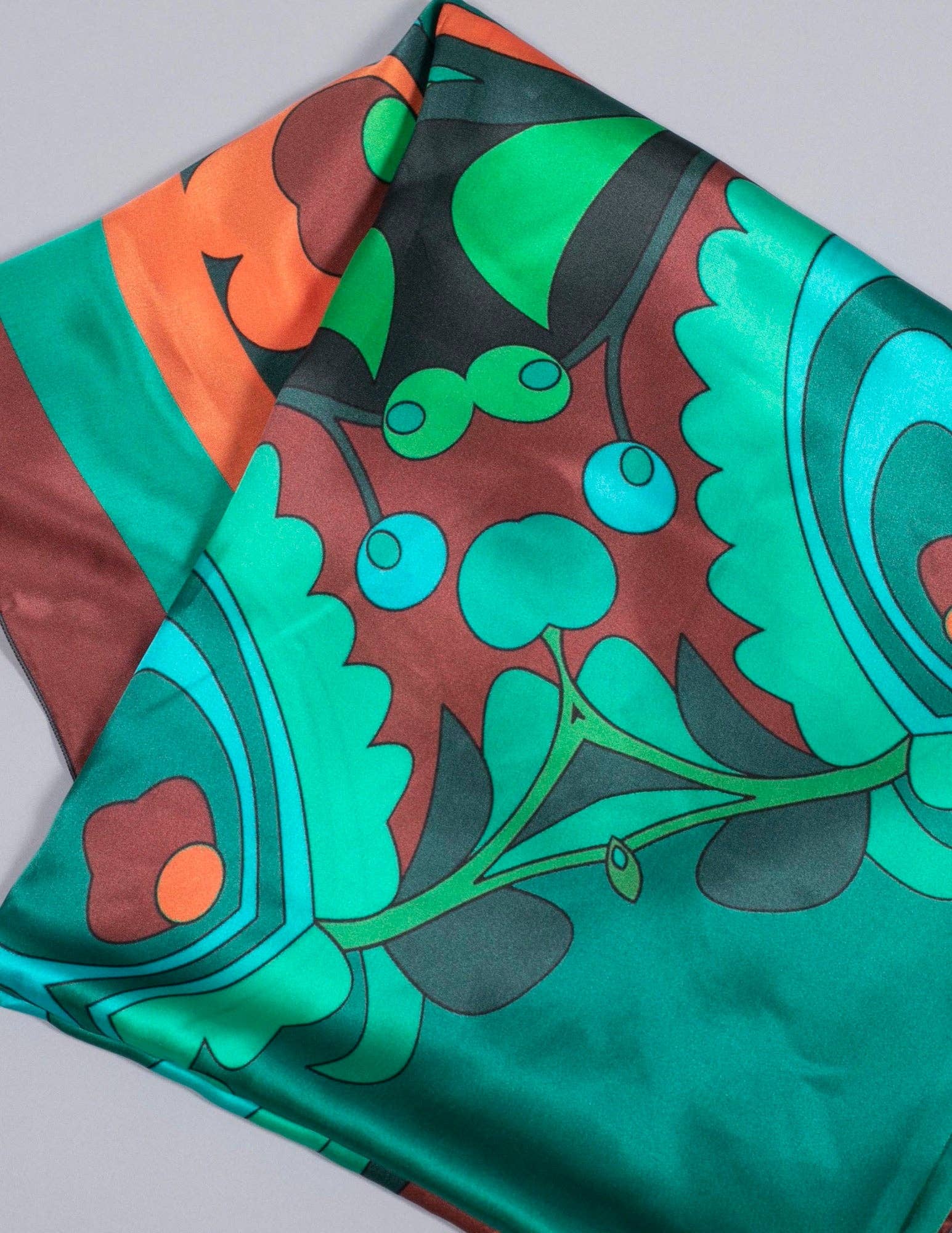 ED-013Nb- PSILOCYBIN TEAL/ORANGE-SILK