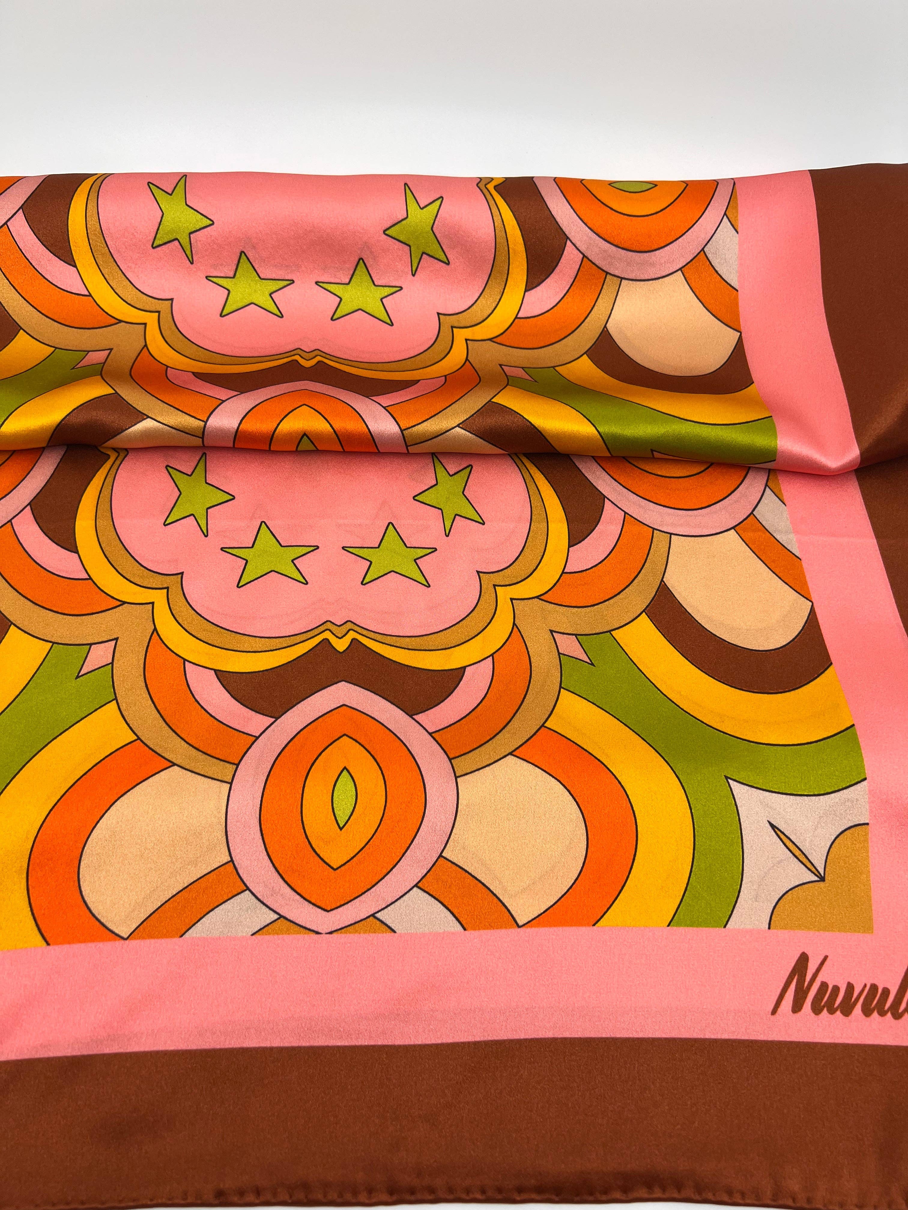 ED-013H - PINK GOLD - SILK SCARF