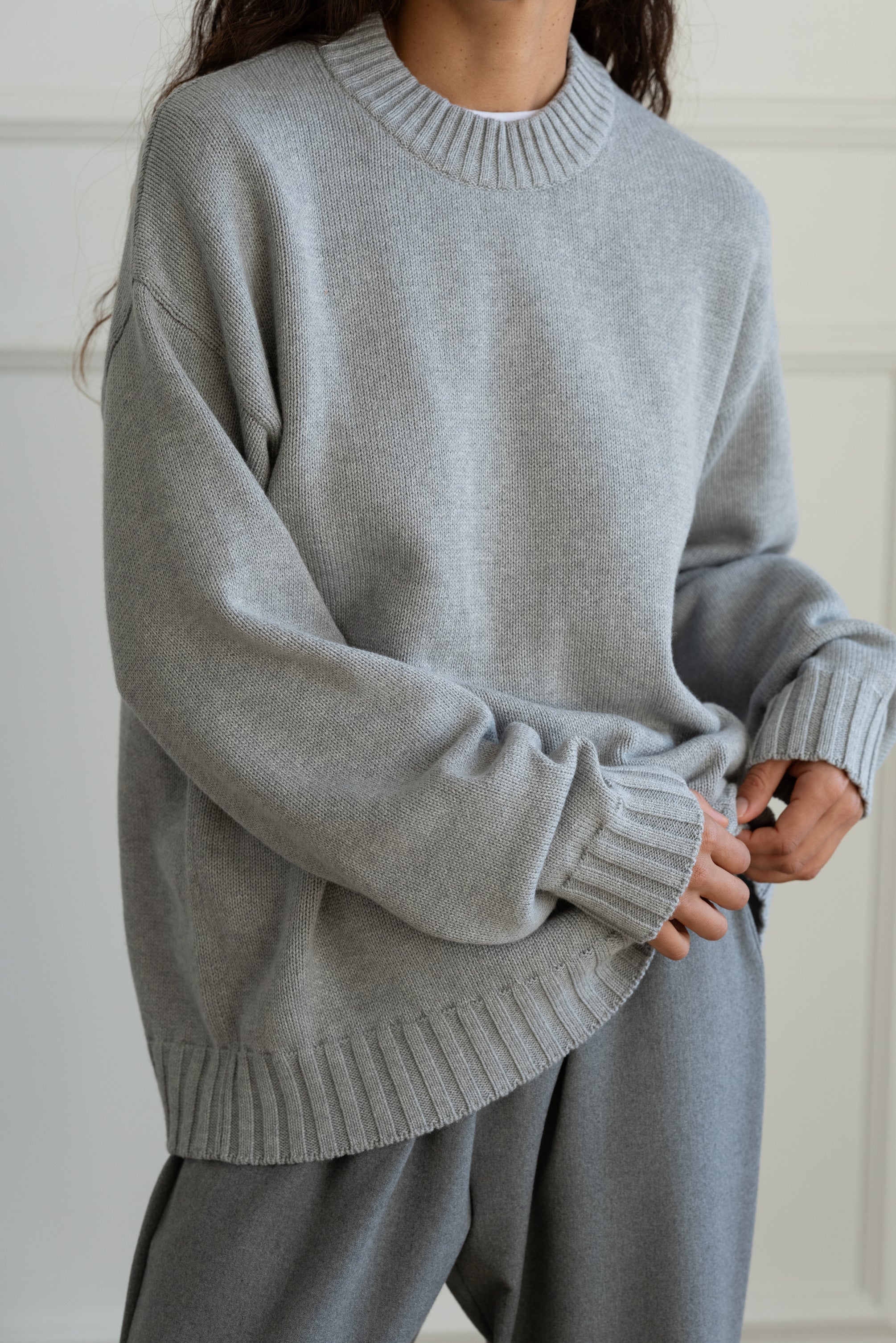 The Cotton Cashmere Crewneck