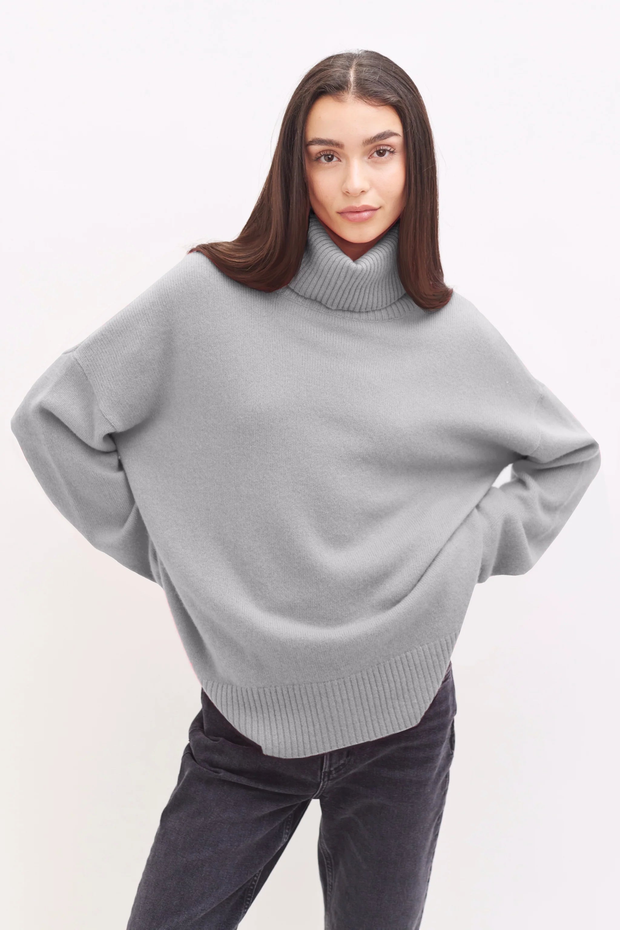 Charlie oversized cashmere turtleneck