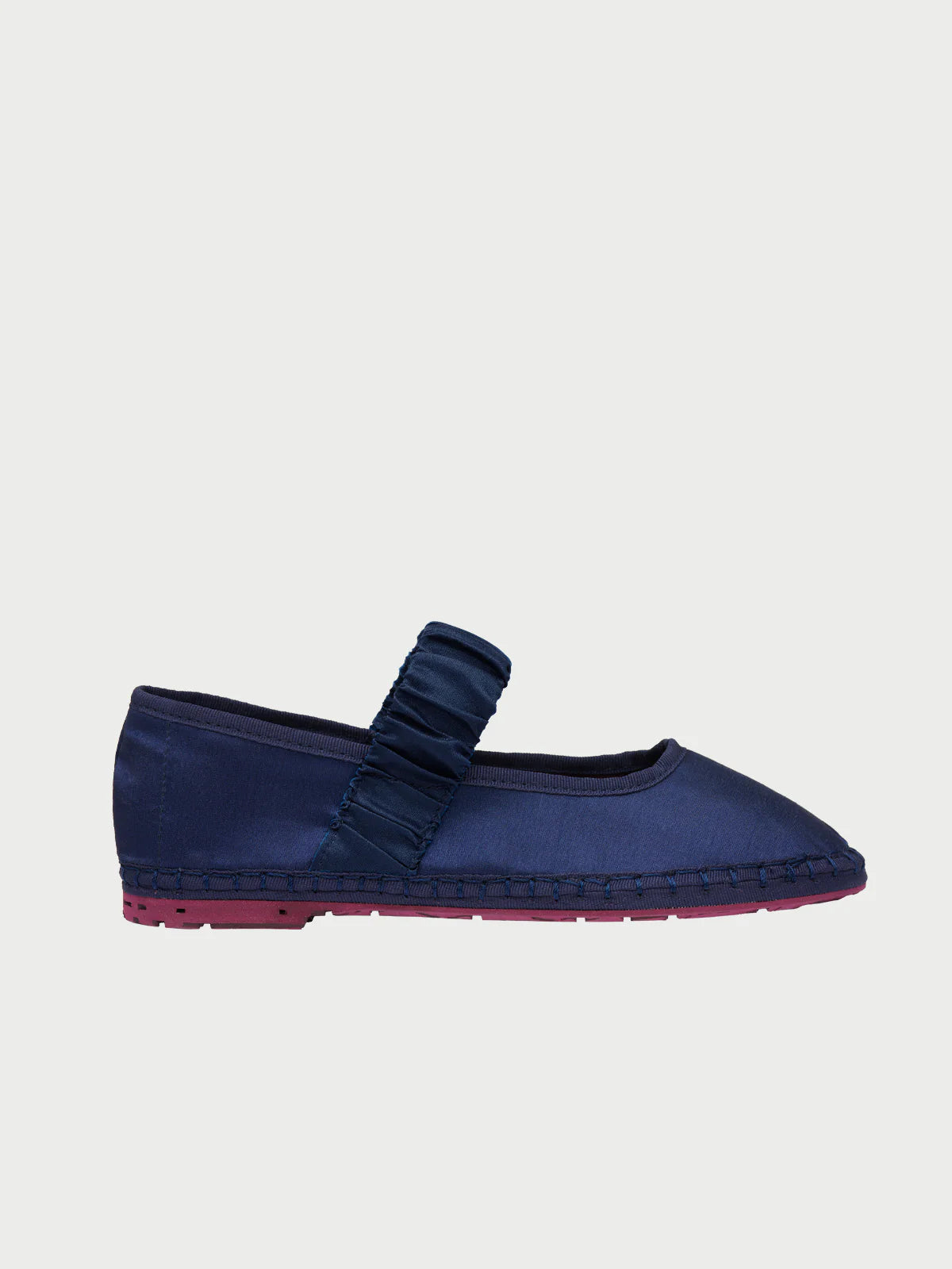 Mafalda blue silk