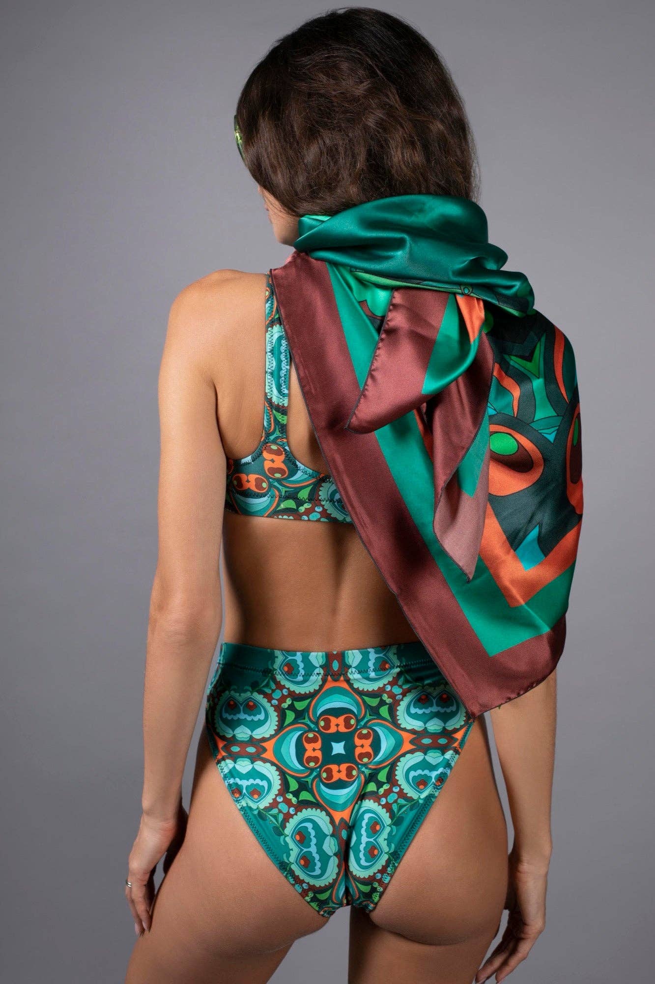 ED-013Nb- PSILOCYBIN TEAL/ORANGE-SILK