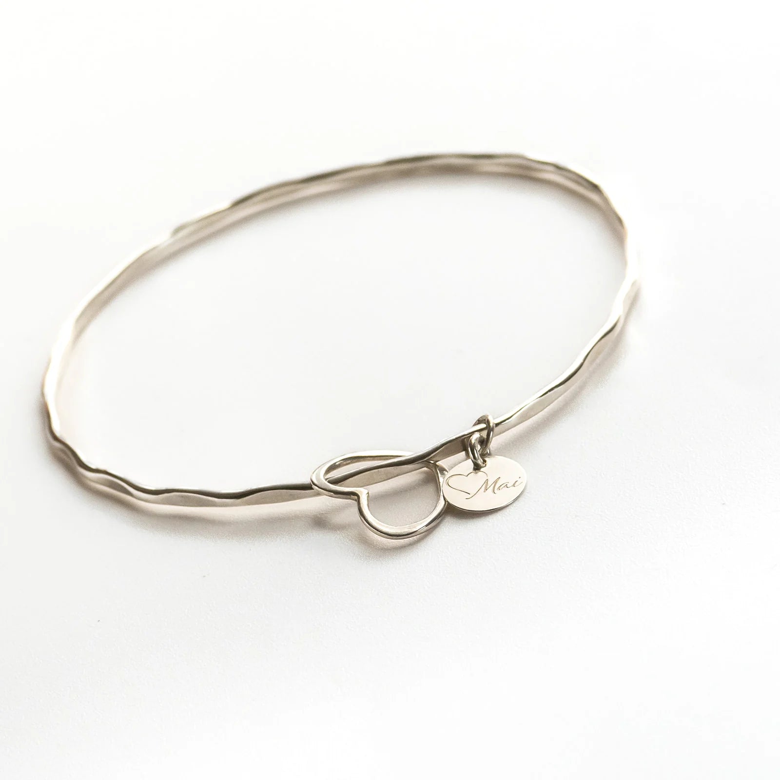 Signature bangle silver